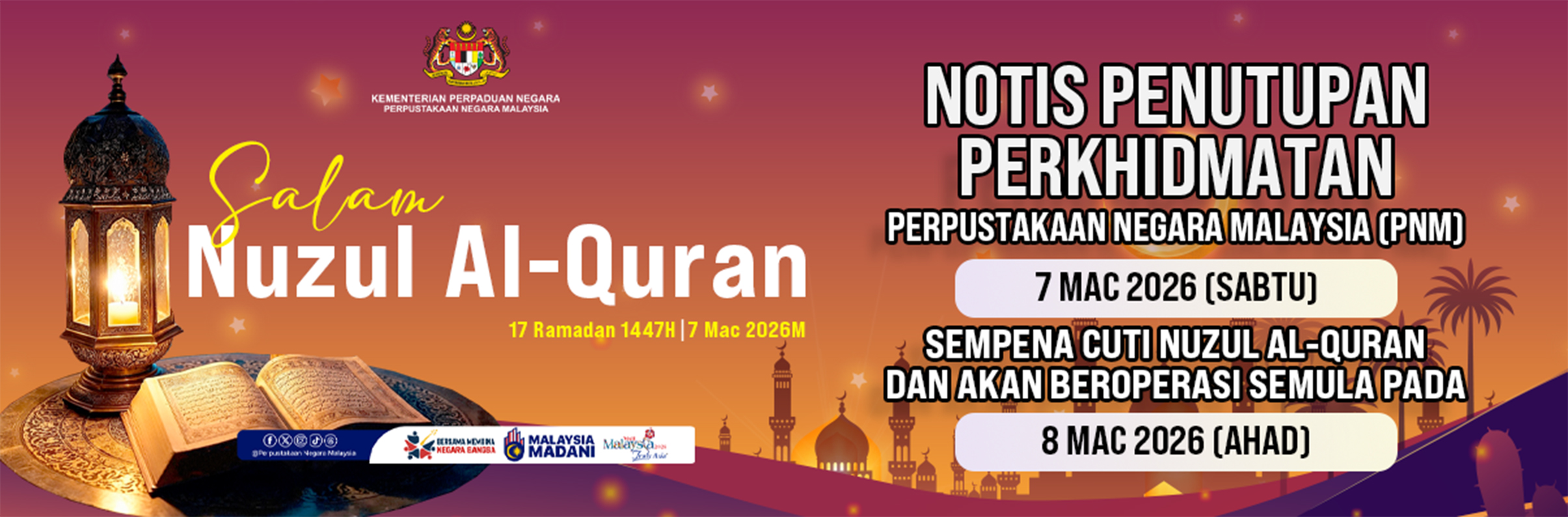PENUTUPAN NUZUL ALQURAN