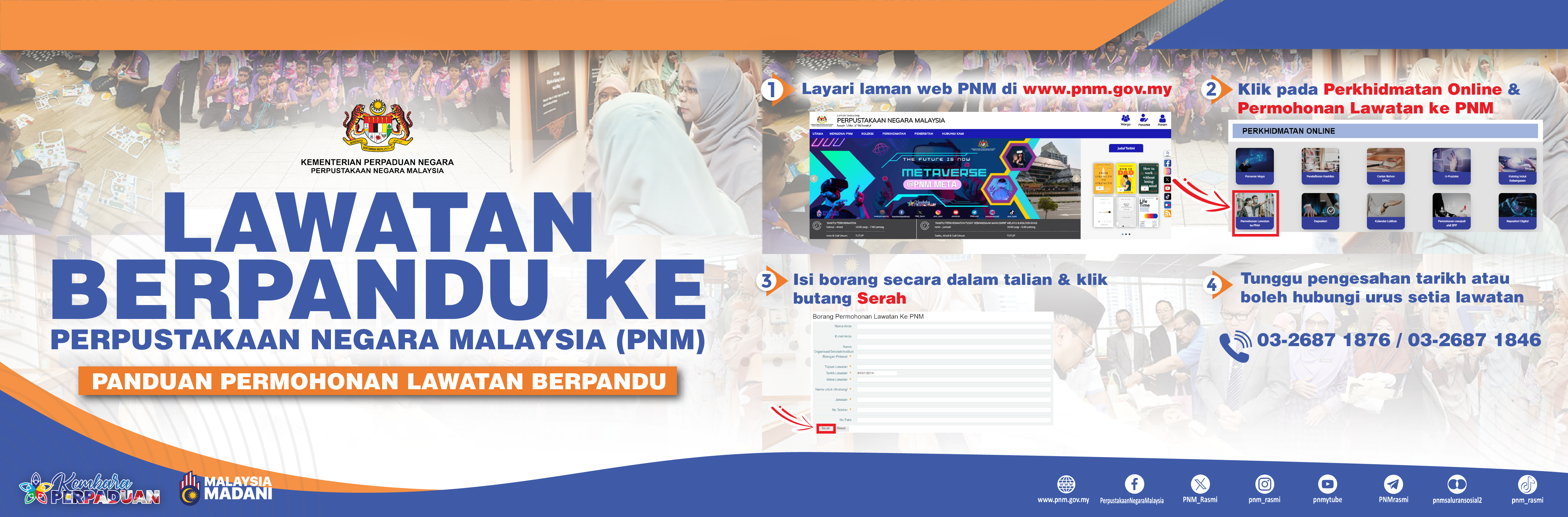 Panduan Permohonan Lawatan Ke PNM